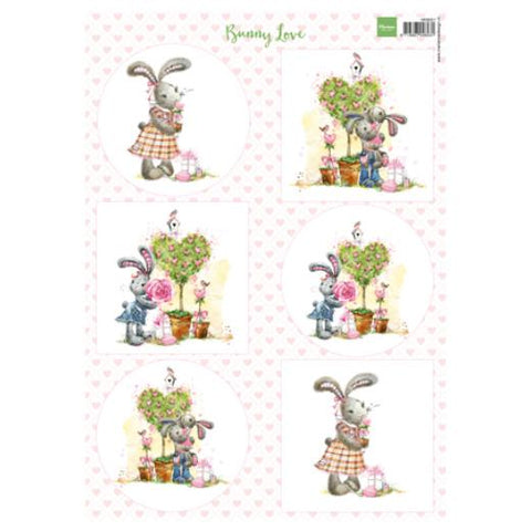 Marianne Design - Topper Sheet, Bunny Love #2