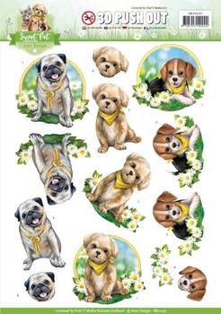 Amy Design - Sweet Pet, Pug, and puppies