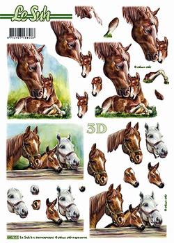Le Suh 3D Sheet - Horses
