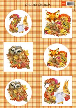 Marianne Design - Topper Sheet, Autumn Animals