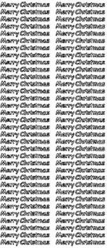 Merry Christmas words, silver