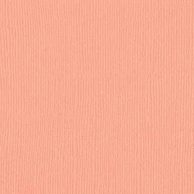 Bazzill 12 x 12 card Mono - Coral Cream