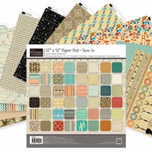 12 x 12 Paper Pad / Sew Jo