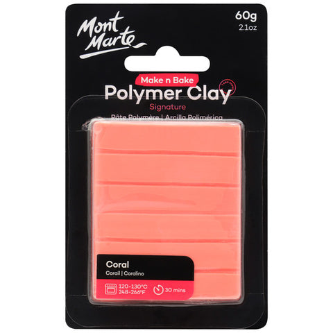 Polymer Clay 60gm - Coral