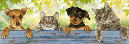 Hang in there diamond dot, diamond painting, diamond art, dogs, cats