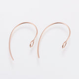 Stainless Earring Hook / Eclipse - Rose Gold