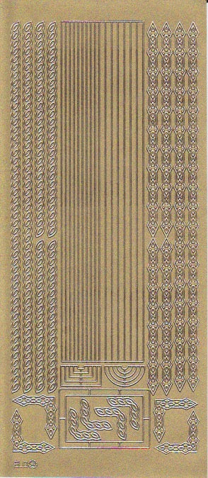 Fancy lines & Corners, gold