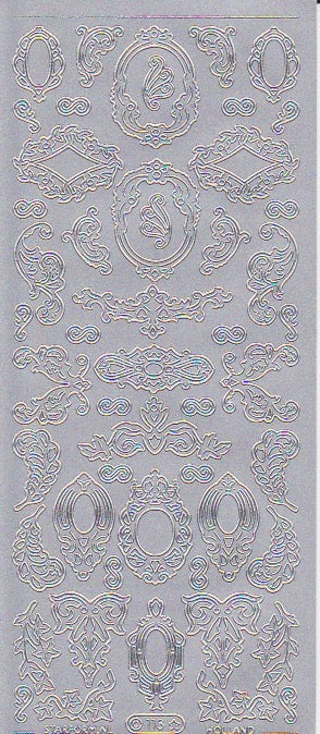 Flourish/Frame, silver