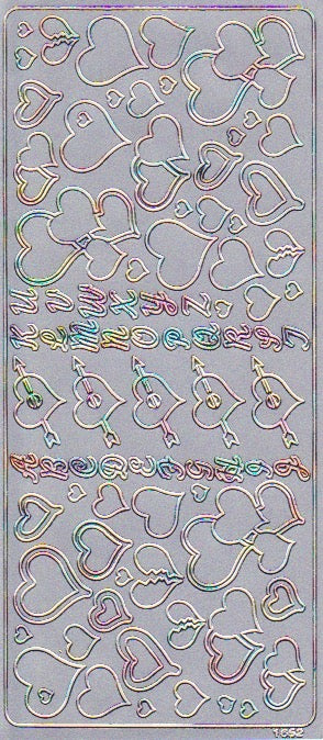 Hearts, rainbow