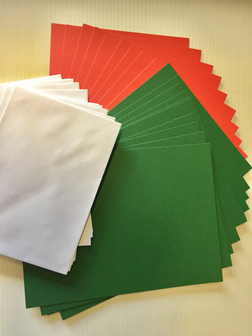5x7 Christmas Card Pack w/envelopes