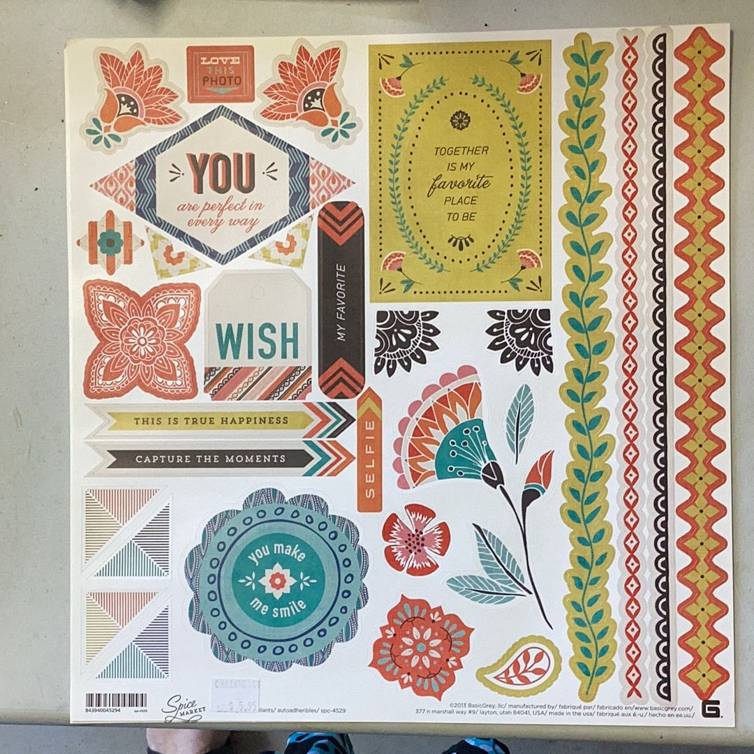 Basic Grey Paper Packs & Sticker Sheets