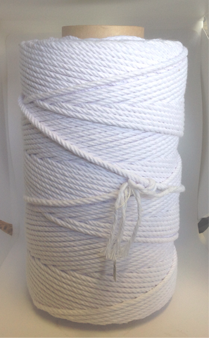 Cotton Rope 4.5mm - 1kg White