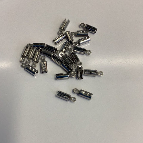 Stainless Cylinder Cord Ends 3mm