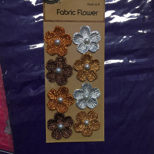 Fabric Flowers / Metallics