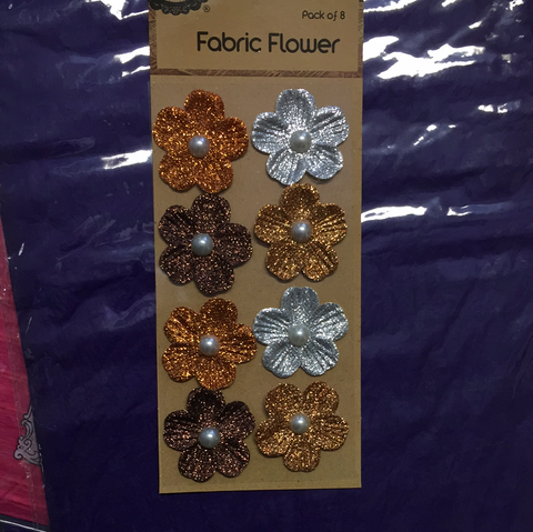 Fabric Flowers / Metallics