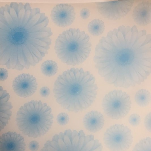 Vellum A4 / Blue Daisy