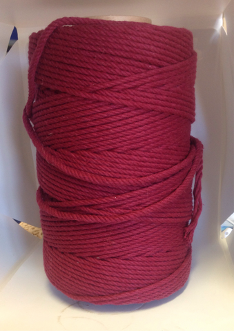 Cotton Rope 4.5mm - 1kg Maroon