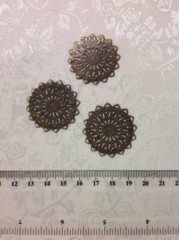 Metal stampings, pointed circle (4/0205)