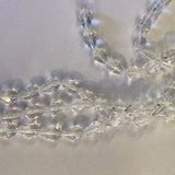 10 x 15mm Faceted Teardrop Beads / Clear