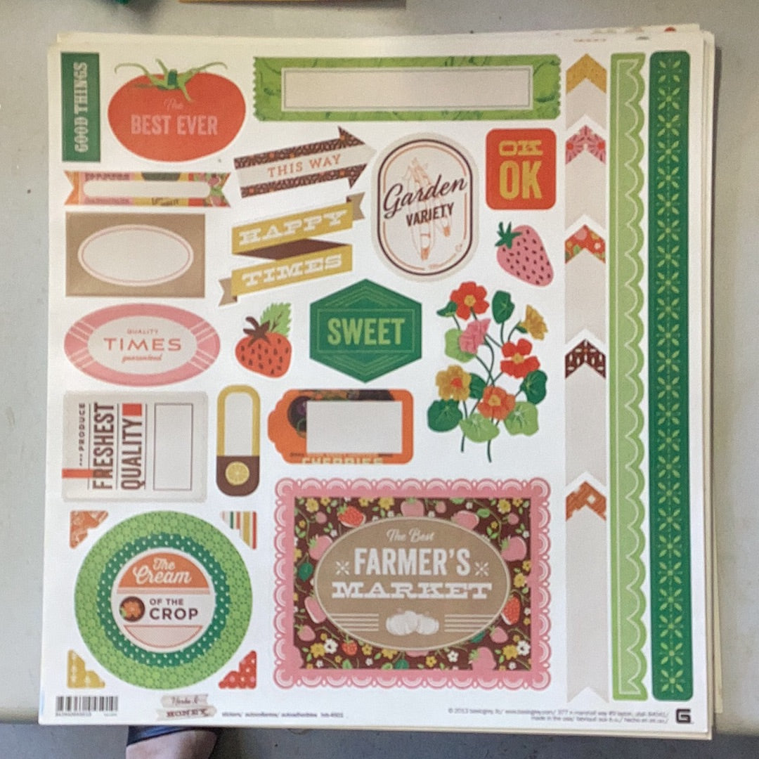 Basic Grey Paper Packs & Sticker Sheets