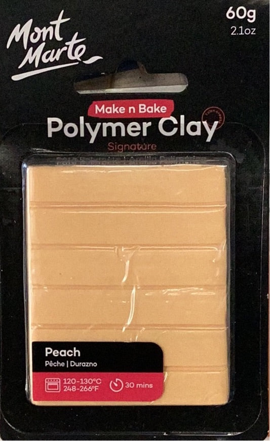 Polymer Clay 60gm - Peach