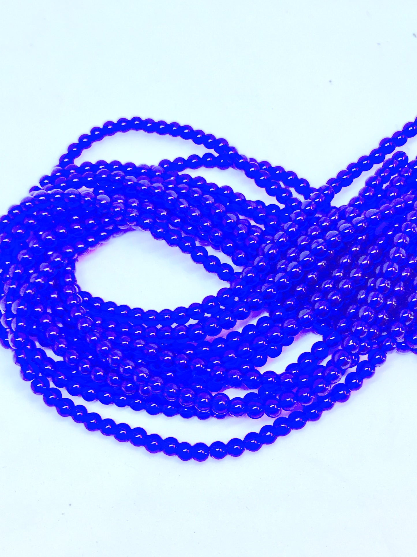 4mm Glass Strand / Blue