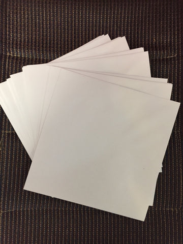 160 Square envelopes - Pack of 20