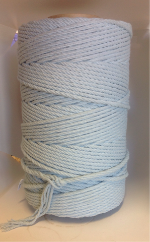 Cotton Rope 4.5mm - 1kg Pastel Blue