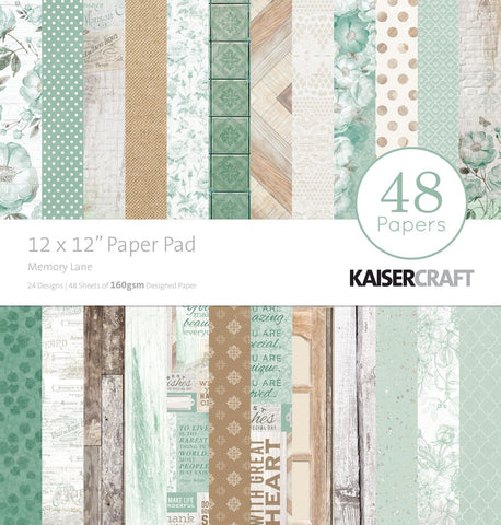Kaisercraft 12 x 12 / Memory Lane Paper Pad