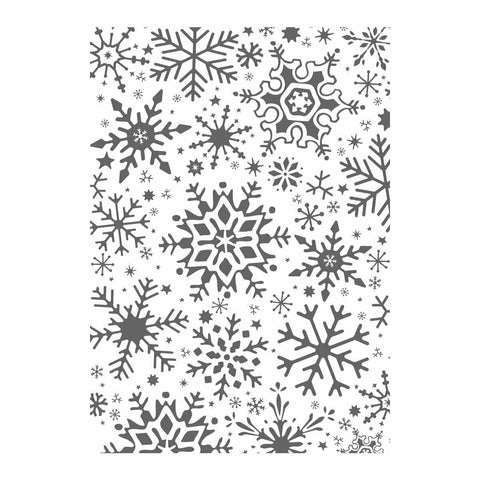 Fractal Snowflakes Stamp