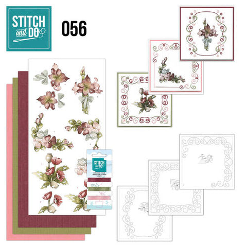 Stitch & Do Embroidery Card Kit #56 - Fantastic Flowers