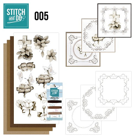 Stitch & Do Embroidery Card Kit #5 - Condolence