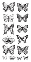 Acetate Sticker Sheet - Butterflies