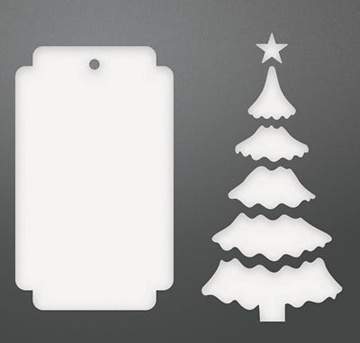 Couture Creations / Christmas Tree Tag Set