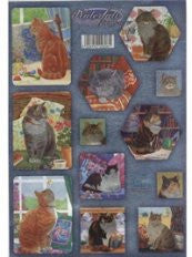 Dufex Crafts die cut Waterfall Toppers - Cats