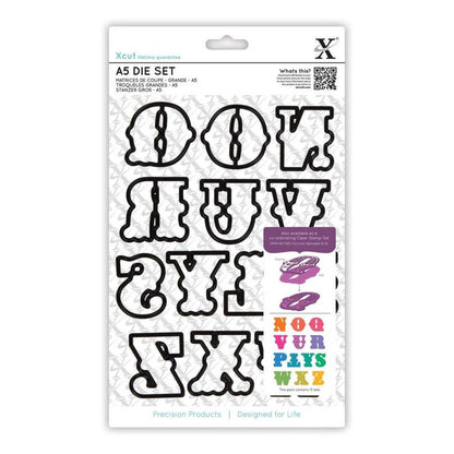 X-Cut Die Set / Carnival Alphabet